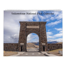 Calendário Yellowstone National Park 12 Month Calendar