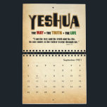 Calendário Yeshua Jesus Messiânico<br><div class="desc">YESHUA, o nome de Jesus, o calendário messias. Este calendário mensal apresenta o Nome, "YESHUA" (o Nome Hebraico/Aramaico de Jesus). O Calendário inclui 12 imagens do YESHUA com Nomes ou Títulos e Escrituras associados a cada um deles. Este calendário de 12 meses pode interessar aos Judeus Crentes e seguidores de...</div>