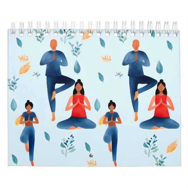 Calendário Yoga, Mandala, Meditation  (Capa)