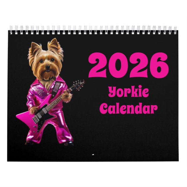 Calendário Yorkie Calendar (Capa)