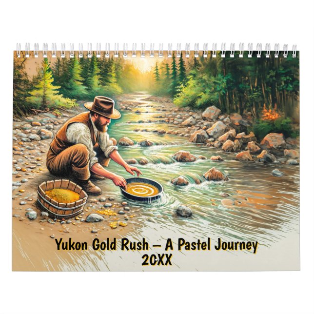 Calendário Yukon Gold Rush – A Pastel Journey (Capa)