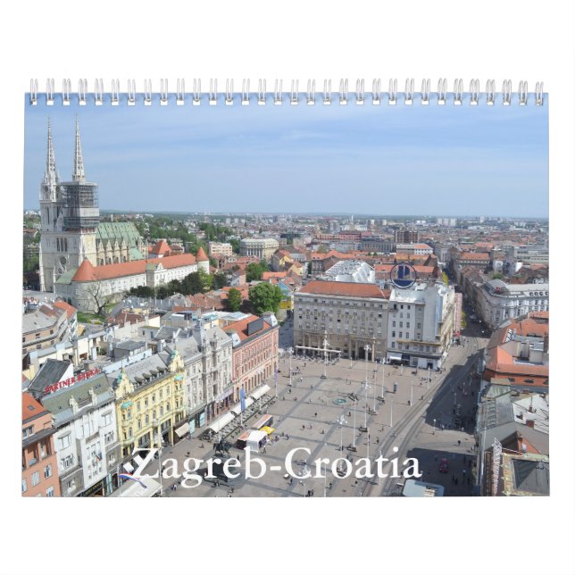 Calendário Zagreb-Croatia Calendar (Capa)