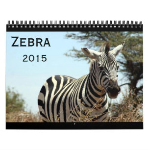 Calendário zebra 2015