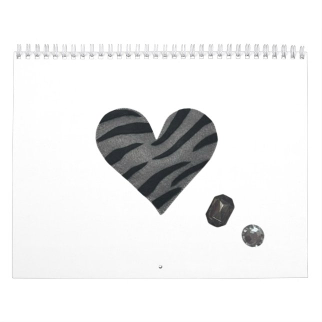 Calendário Zebra-heart (Capa)