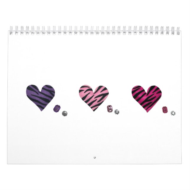 Calendário Zebra-heart (Capa)