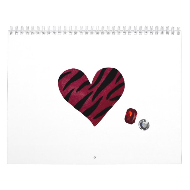 Calendário Zebra-heart (Capa)