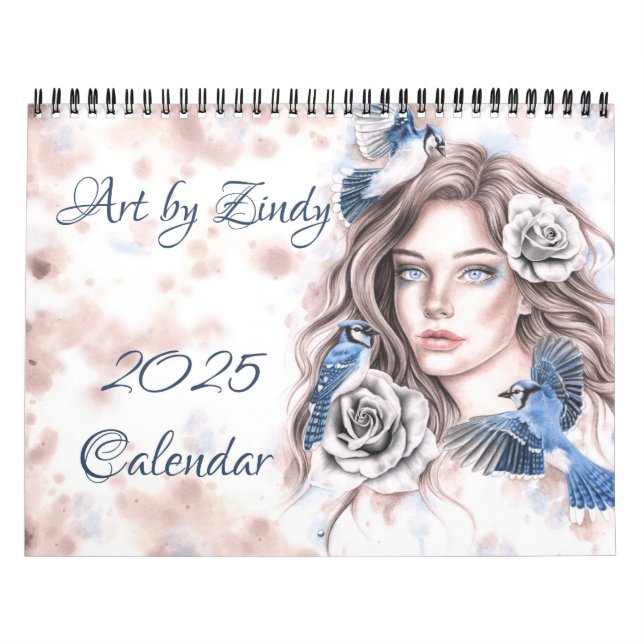 Calendário Zindy Art 2025 (Capa)