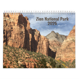 Calendário Zion National Park Photographic 2026 Calendar