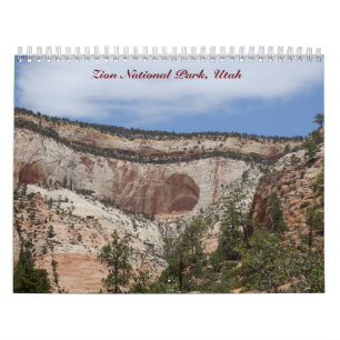 Calendário Zion National Park, Utah