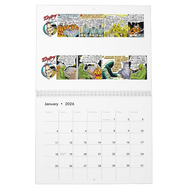 CALENDÁRIO ZIPPY 2013 (Jan 2026)