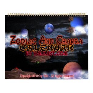 Calendário Zodiac & Chakra Grande