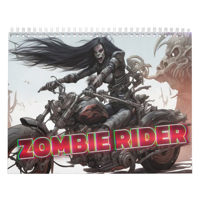 Calendário Zombie Rider Art Calendar (Capa)