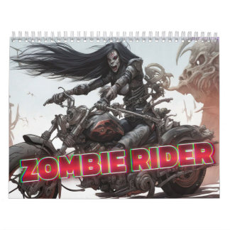 Calendário Zombie Rider Art Calendar