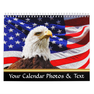 Calendários anuais com suas próprias FOTOS