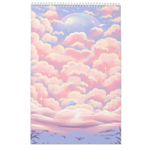 calendários cor-de-rosa para raposas