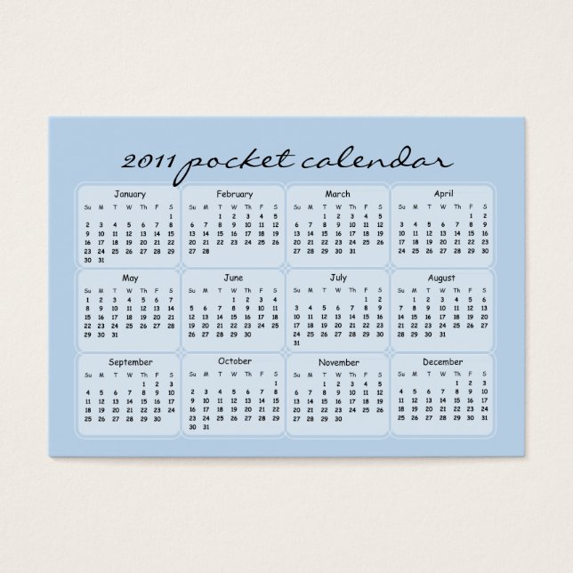 Calendários de Bolso de Ramificação de Flor Rosa 2 (Frente)