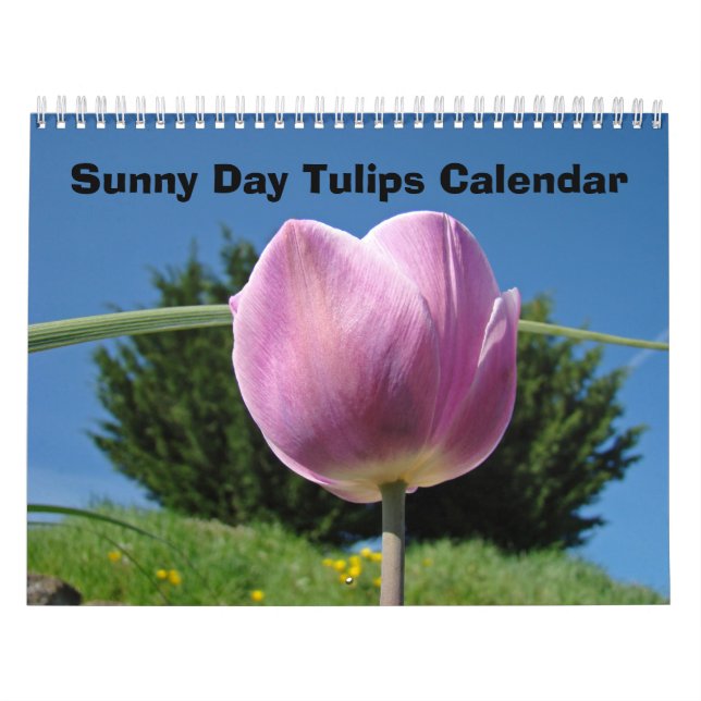 Calendários de Flores da Natureza Dia Ensolarado T (Capa)