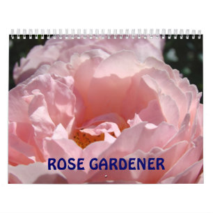 Calendários de Fotografia de Rosas Jardineiro de R