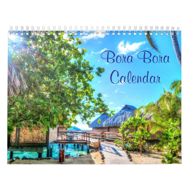 Calendários de Muro de Fotos Bora Bora (Capa)