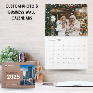 Calendários de Muro de Fotos e Negócios Mocha Mo