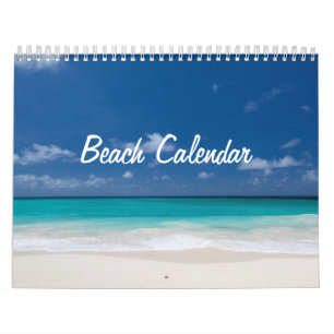 Calendários de parede da praia