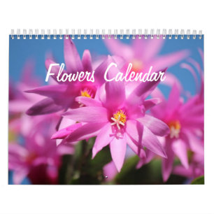 Calendários de Parede de Flores