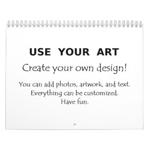 Calendários do costume 2013 com suas arte ou foto