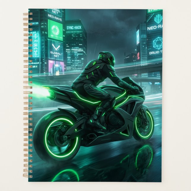 Calendários e Planejadores de Motocicleta (Frente)