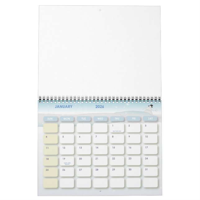 Calendários personalizados (Jan 2026)