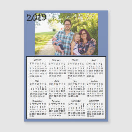 Calendários personalizados do Magnet para fotos da