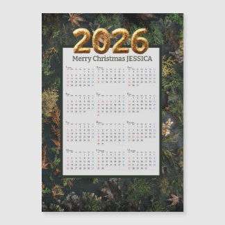 Calendars 2026 Adorable Reindeer At Night
