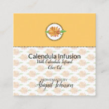 Calendula Flor Silvestre Etiqueta de Presente Case