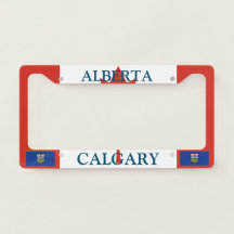 Calgary Alberta License Plate Frame