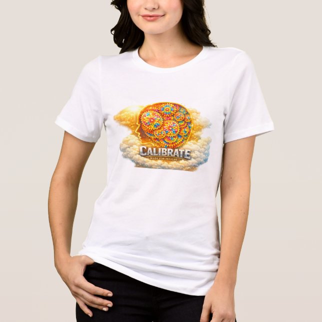 CalibrateMind Moletom Camisa Tri-Blend (Frente)