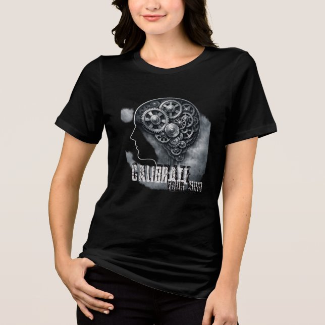 CalibrateMind Moletom Camisa Tri-Blend (Frente)