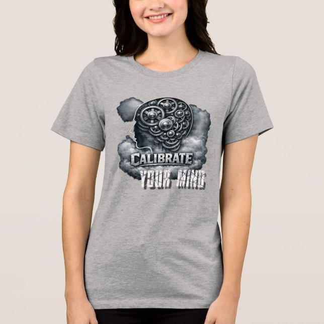 CalibrateMind Moletom Camisa Tri-Blend (Frente)