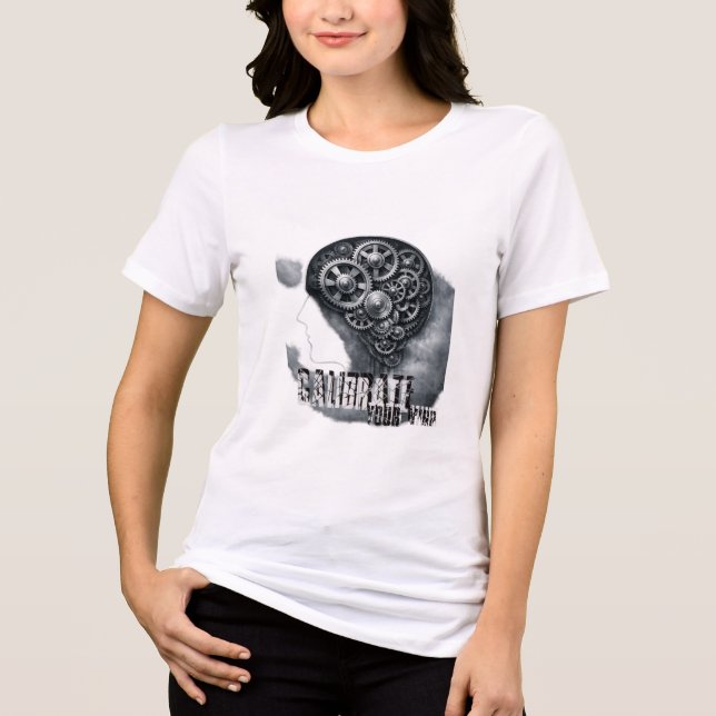 CalibrateMind Moletom Camisa Tri-Blend (Frente)