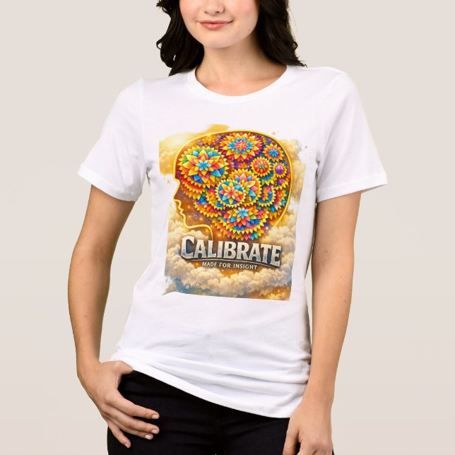 CalibrateMind Moletom Camisa Tri-Blend (Frente)