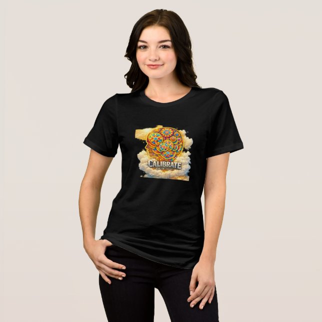 CalibrateMind Moletom Camisa Tri-Blend (Frente Completa)