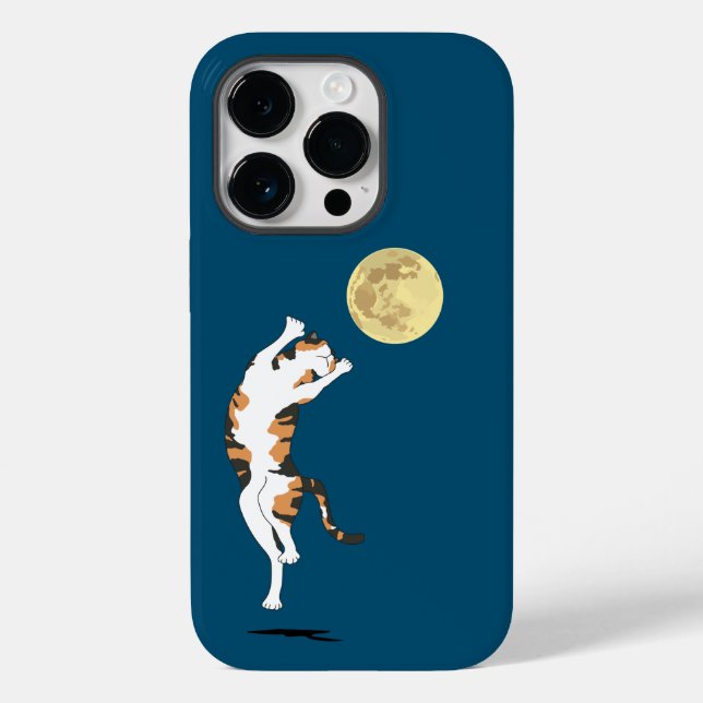 Calico Cat Moon Dancing (Verso)