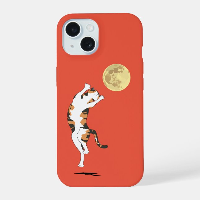 Calico Cat Moon Dancing Case-Mate capas de iphone (Verso)
