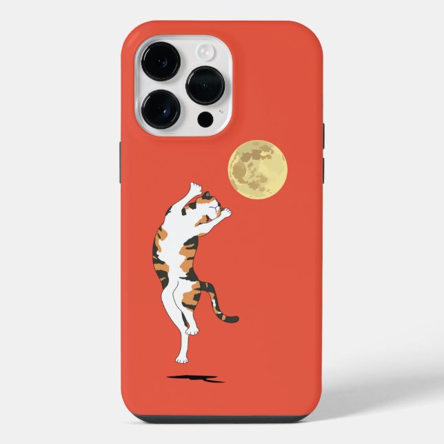 Calico Cat Moon Dancing Case-Mate capas de iphone (Verso)