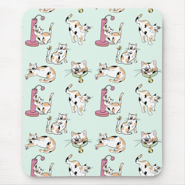 Calico Cat Mousepad (Frente)