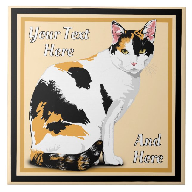 Calico Cat Personalizado (Frente)