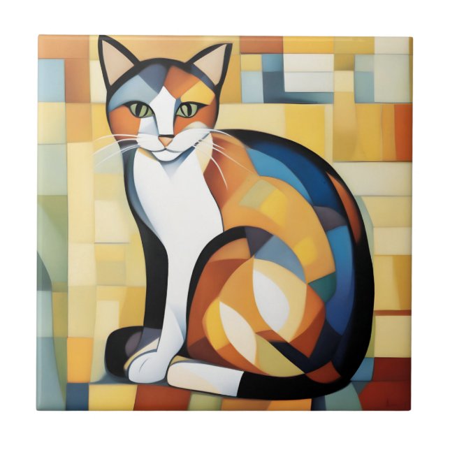 Calico Cubism A Feline (Frente)