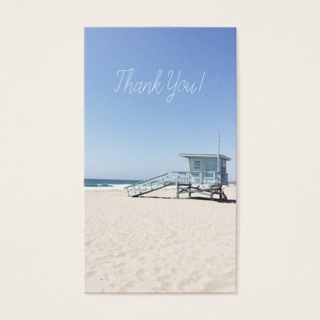 California Beach - Obrigado - Mini Card (Frente)