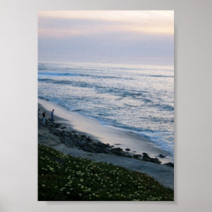 California Beach Sunset Custom Poster Art Impressã