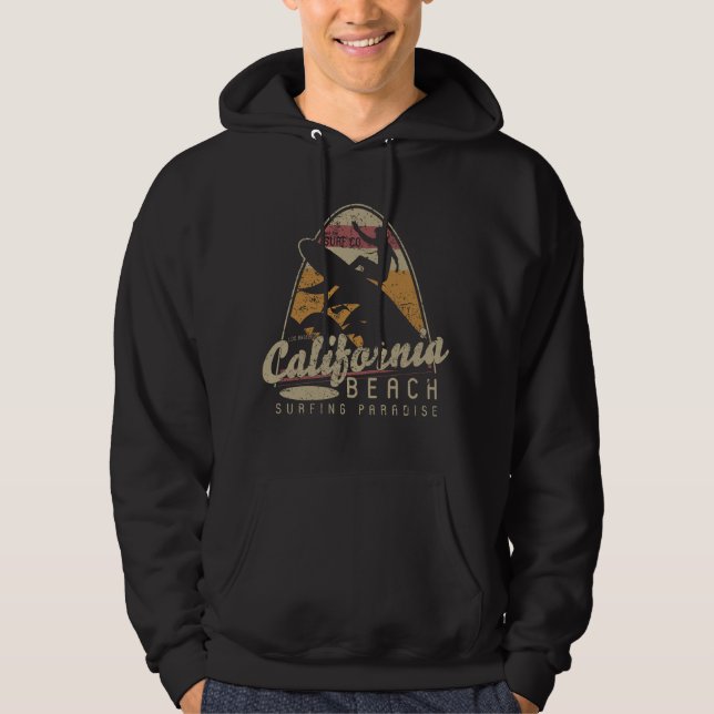 California Beach Sunset Tee - Camisa de Verão Cost (Frente)