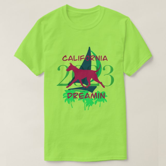 California Dreamin 2023 Camisas Nacionais AHTCA (Frente do Design)