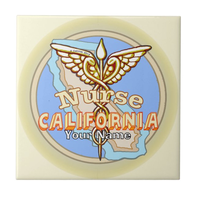 California Nurse Caduceus  (Frente)